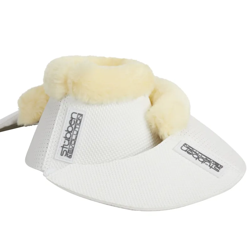 Stubben Gravity Over Reach Boots Fleece Lined White-1