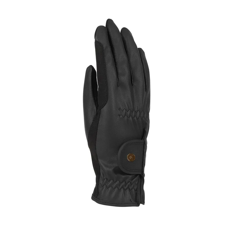 Aubrion Young Rider Arene Riding Gloves Black-1