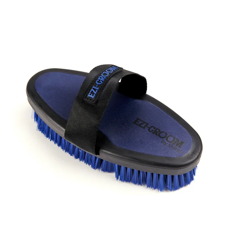 EZI-GROOM Grip Body Wash Brush Navy