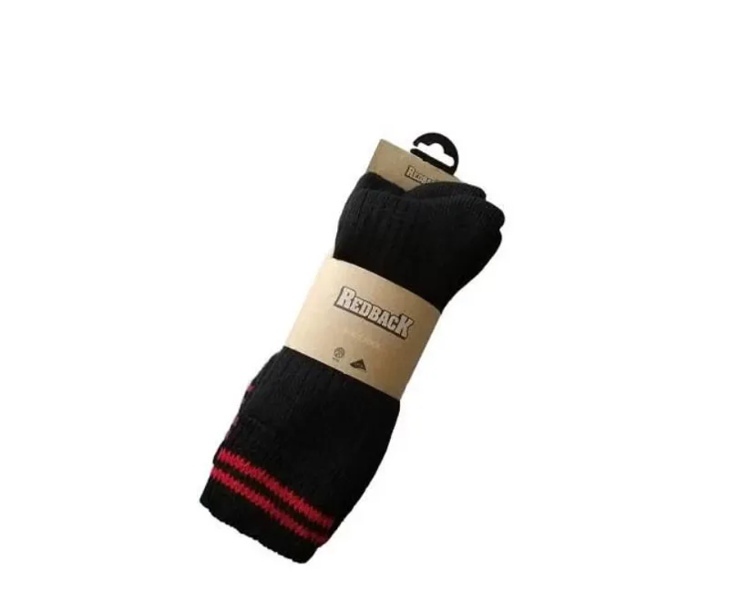 Redback Boot Socks Two Pack Black