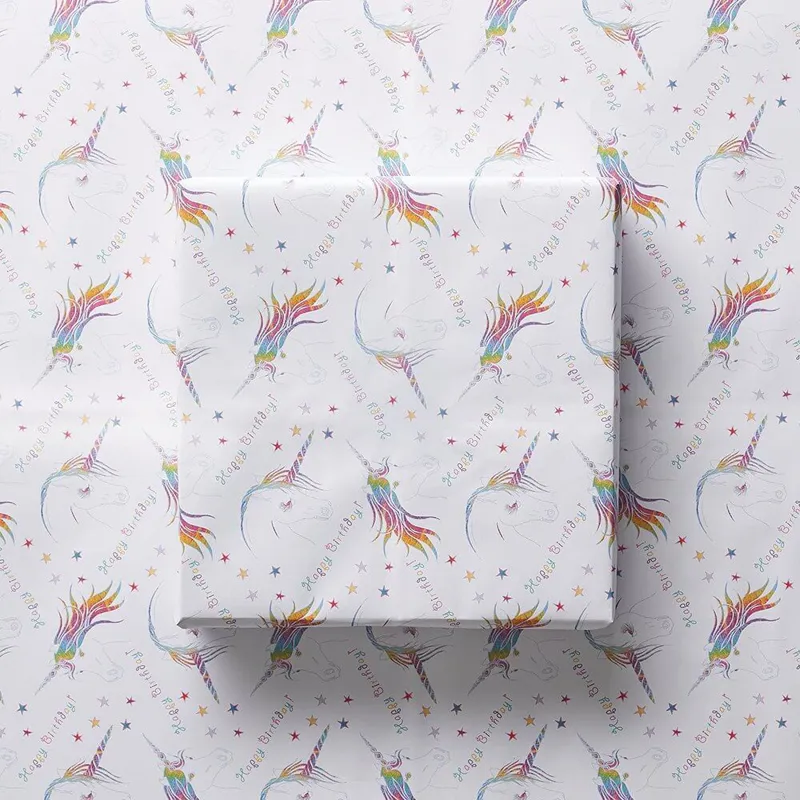 Unicorn Wrapping Paper X 2 sheets-1