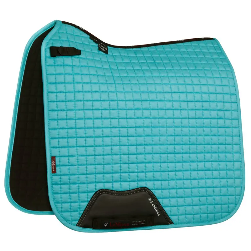 LeMieux Suede Dressage Saddle Pad Azure Large