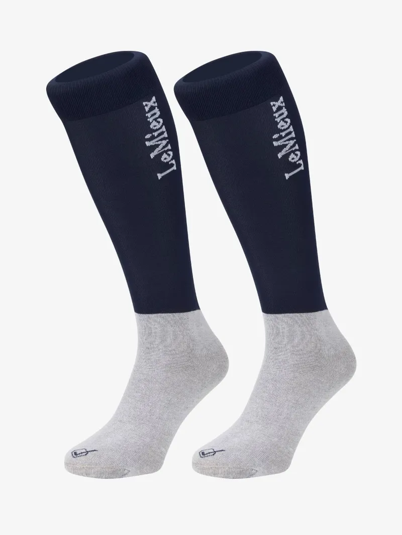 LeMieux Competition Socks 2 Pack Navy Blue