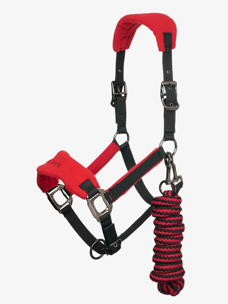 LeMieux Vogue Headcollar and Leadrope Set Chilli