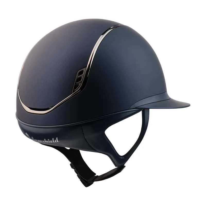Miss Shadowmatt 2.0 Blue Riding Hat - Black Chrome Trim/Blazon-1