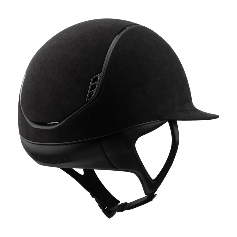 Miss Premium 2.0 Alcantara Black Riding Hat Medium-1