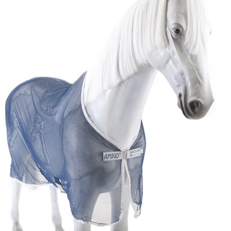 Horseware Amigo Net Cooler Navy/Silver-5