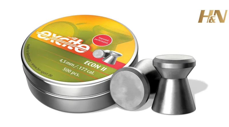 H and N Excite Econ II .177 / 4.5mm Pellets 500