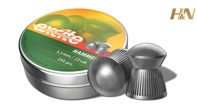 H and N Excite Hammer .22 / 5.5mm Pellets 250