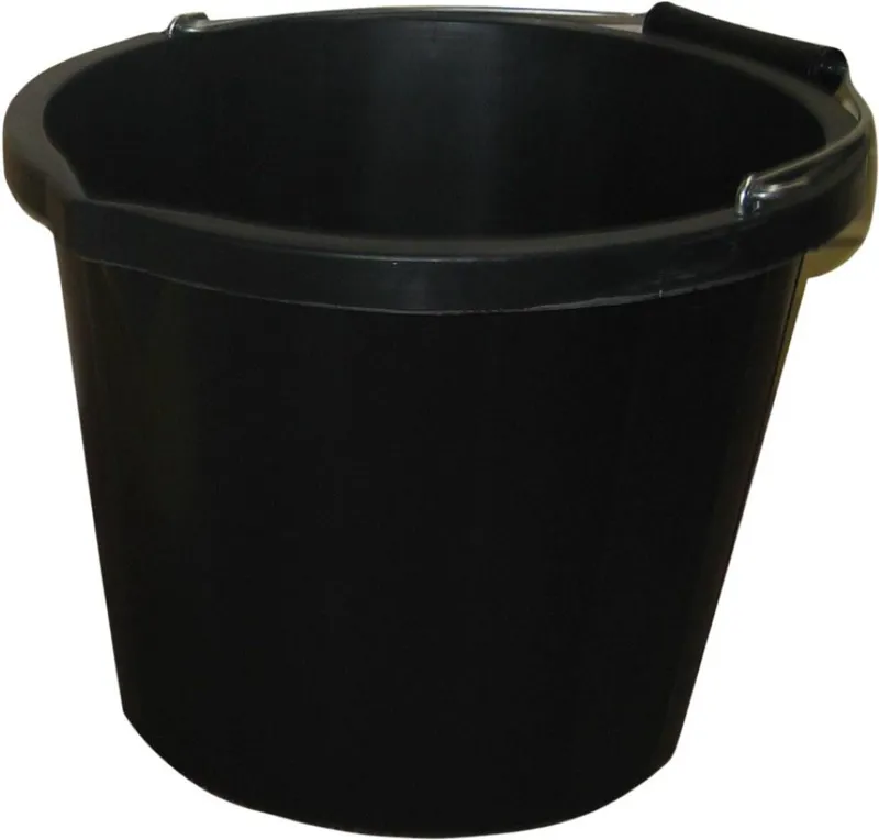Pro Stable Water Bucket Black