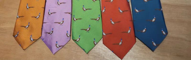 Taylor's Ties Pheasant Tie Lime Green-1