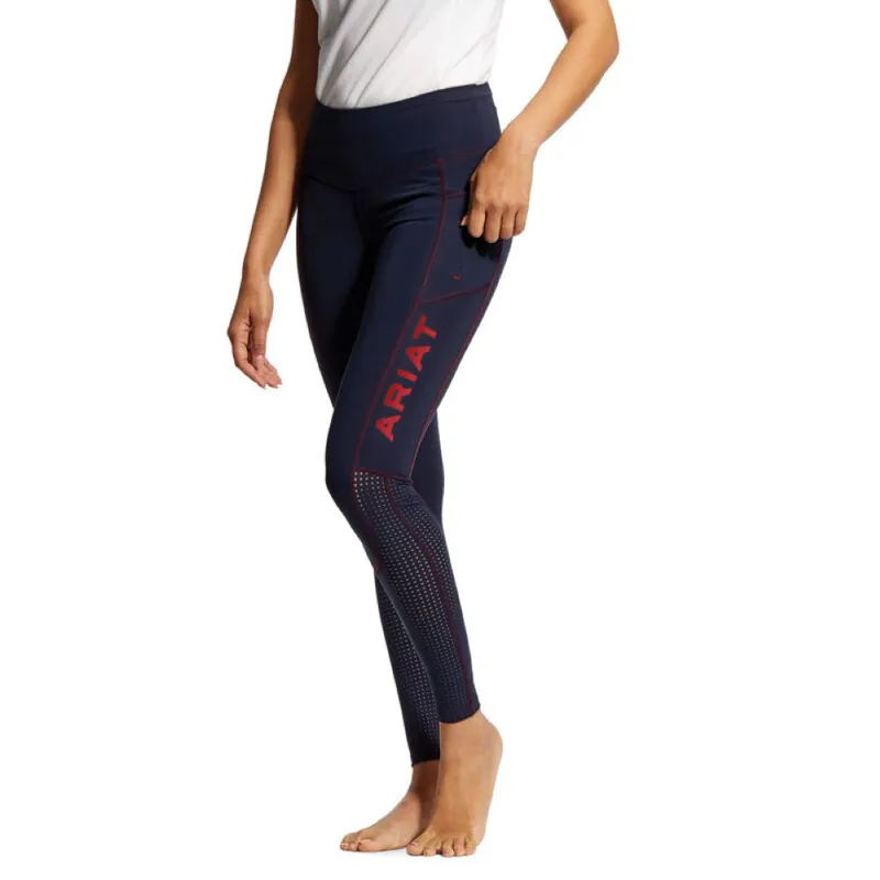 Ariat EOS Full Seat Riding Tights Navy Team