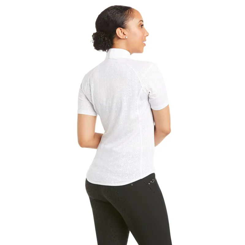 Ariat Showstopper 3.0 Short Sleeve Show Shirt White-1