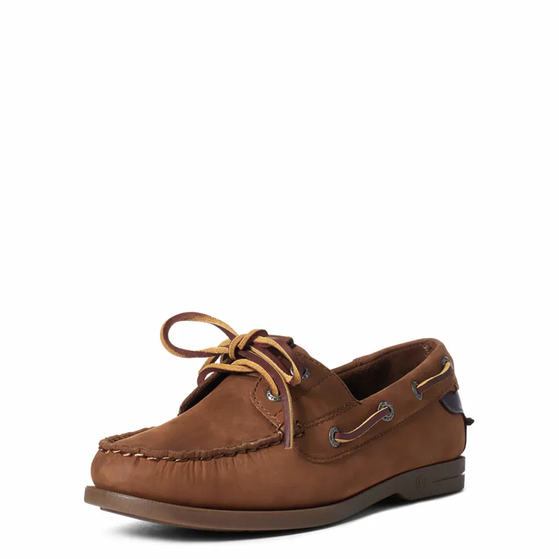 Ariat Antigua Deck Shoe Walnut-1