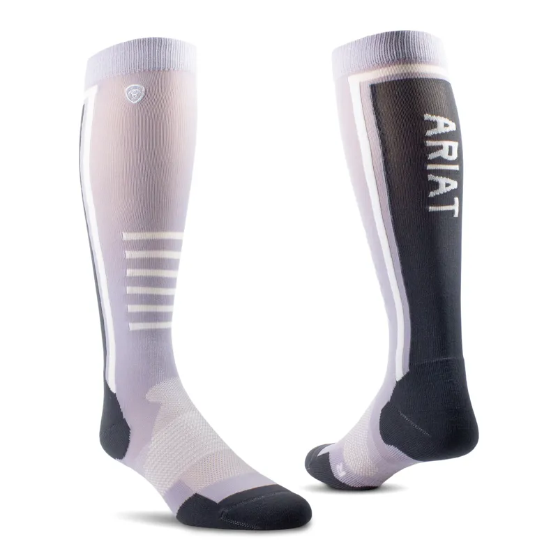 AriatTek Slimline Performance Socks Lavender/Periscope
