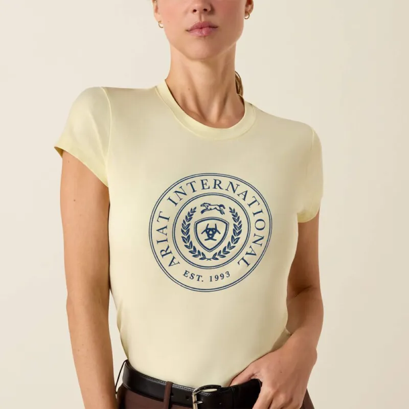 Ariat Heritage Crest T-Shirt Flan-1