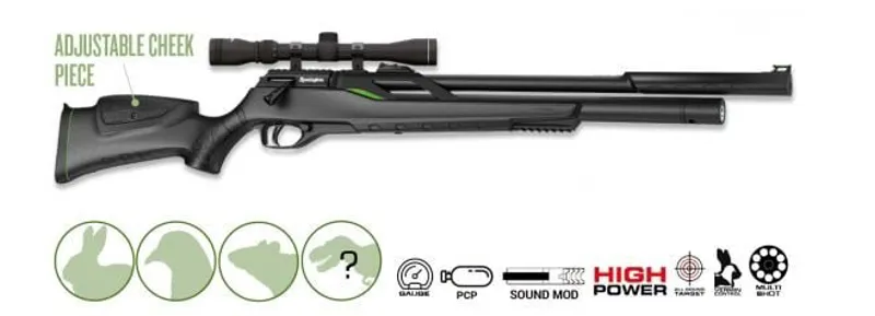 Remington T-Rex .22 PCP Air Rifle - Black