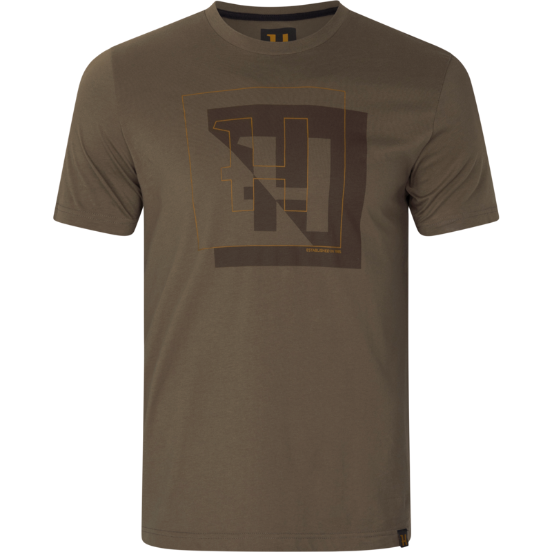 Harkila H Logo T-Shirt Major Brown