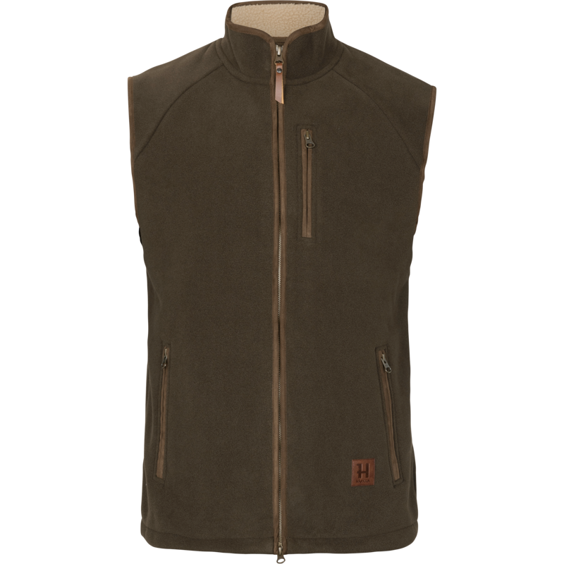 Harkila Sandhem Sherpa Fleece Gilet Willow Green