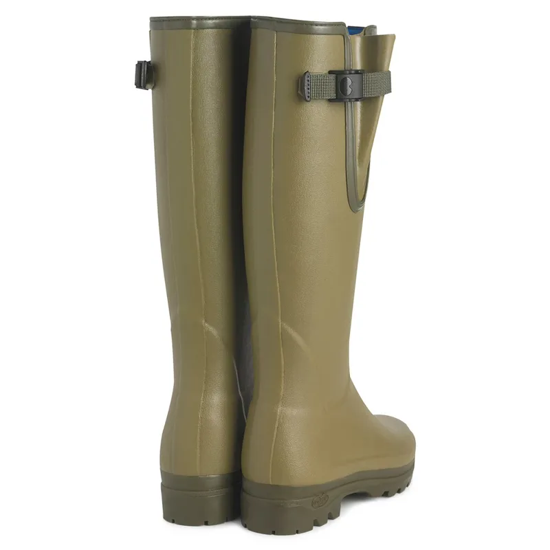 Le Chameau Women's Vierzonord Neoprene Lined Wellingtons Green-4