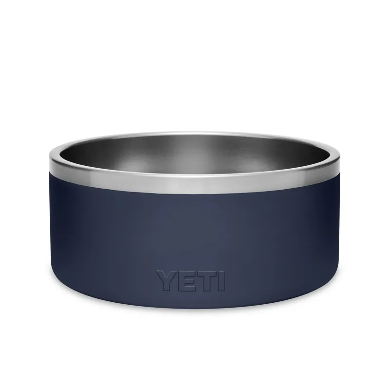 YETI Boomer 8 Non-Slip Stainless Steel Dog Bowl Navy-1