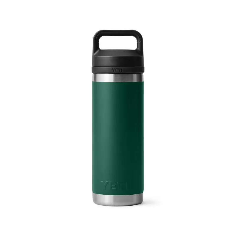 YETI Rambler Chug Cap Bottle 18oz Black Forest Green-2