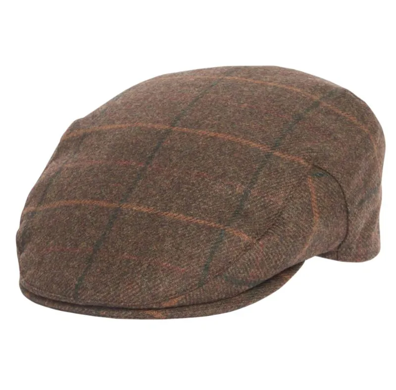 Barbour Crieff Flat Cap Brown