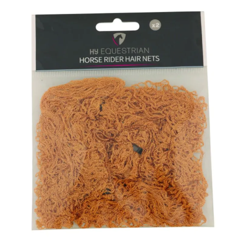 HY Equestrian Hair Net Light Brown - Standard Weight