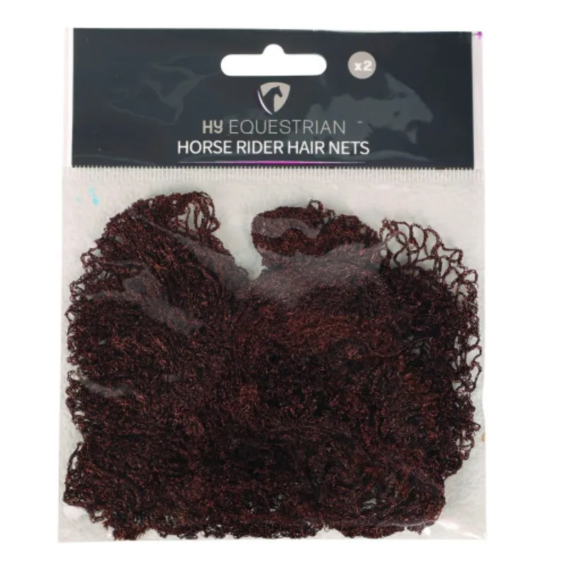 HY Equestrian Hair Net Dark Brown - Heavy Weight
