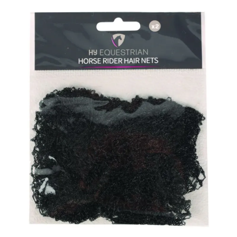 HY Equestrian Hair Net Black - Heavy Weight