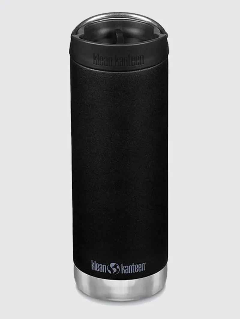 Klean Kanteen 473ml TKWide Insulated Coffee Tumbler  Black with Café Cap