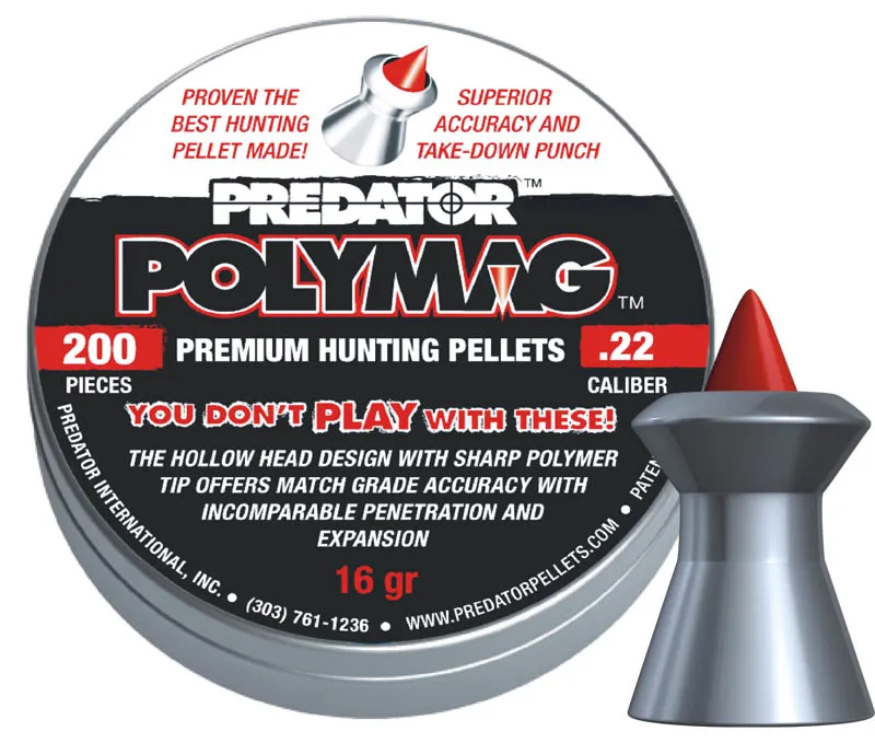 JSB Predator Polymag Pellets .22 16gr