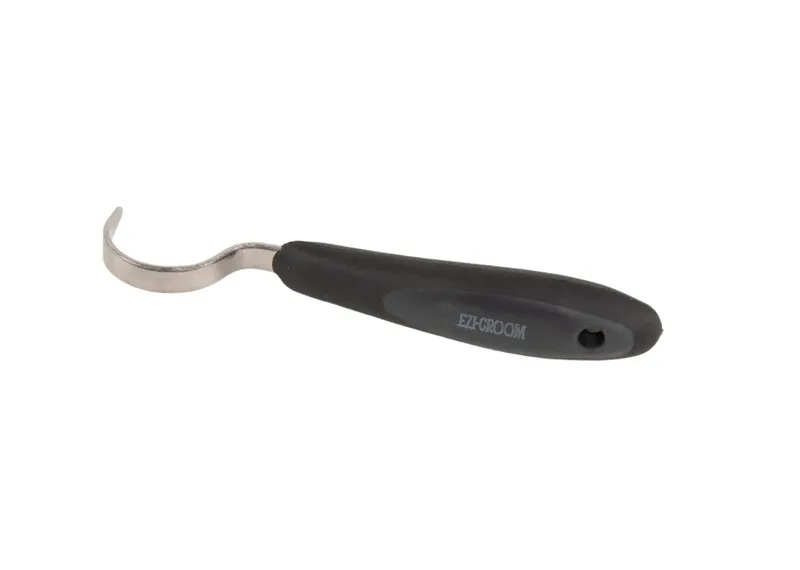 EZI-GROOM Grip Hoof Pick Black