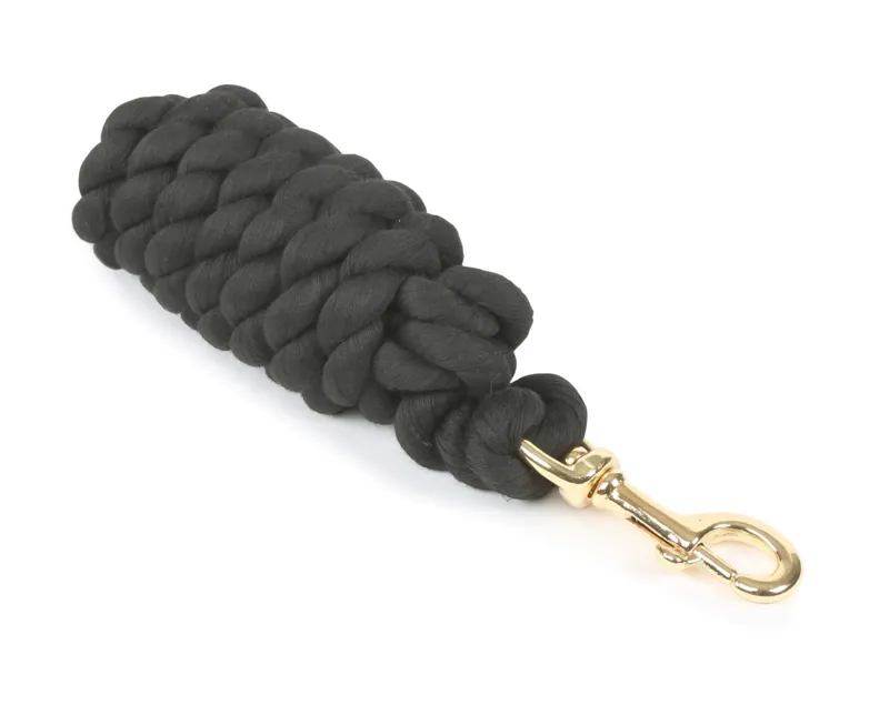Shires Lead Rope With Trigger Clip Black