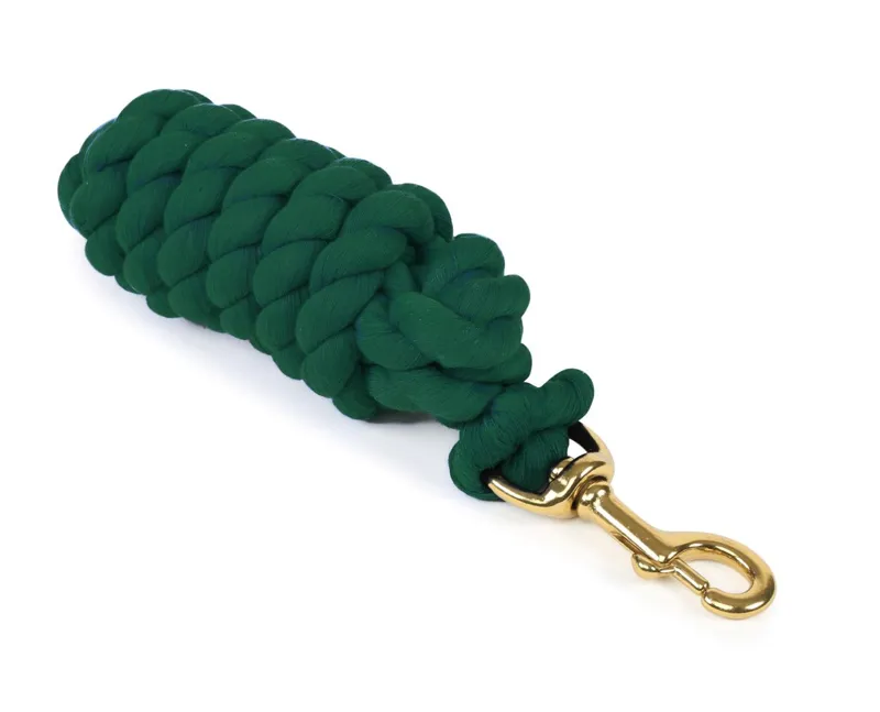 Shires Lead Rope With Trigger Clip Bottle Green