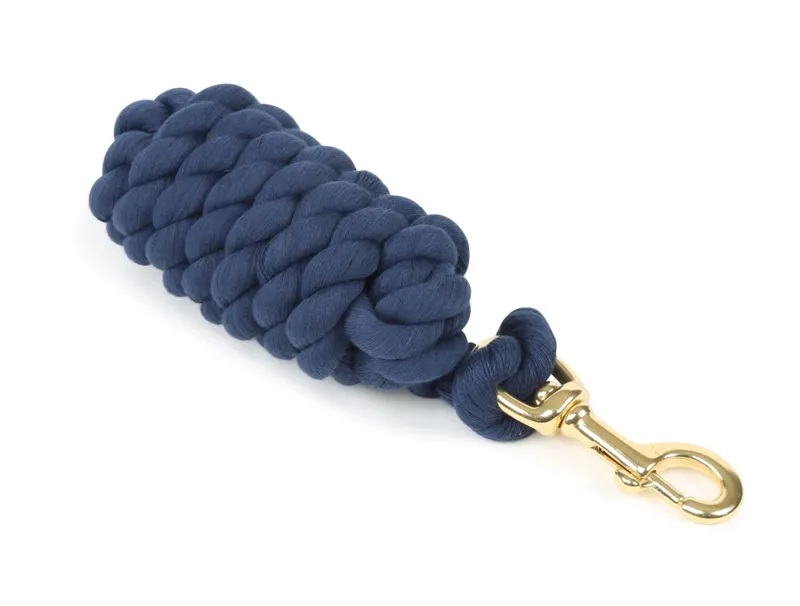 Shires Lead Rope With Trigger Clip Navy