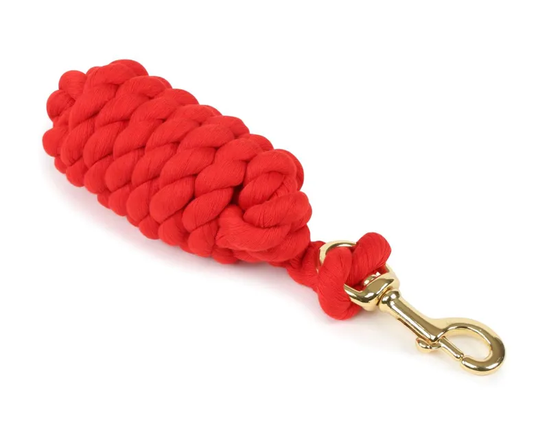 Shires Lead Rope With Trigger Clip Red