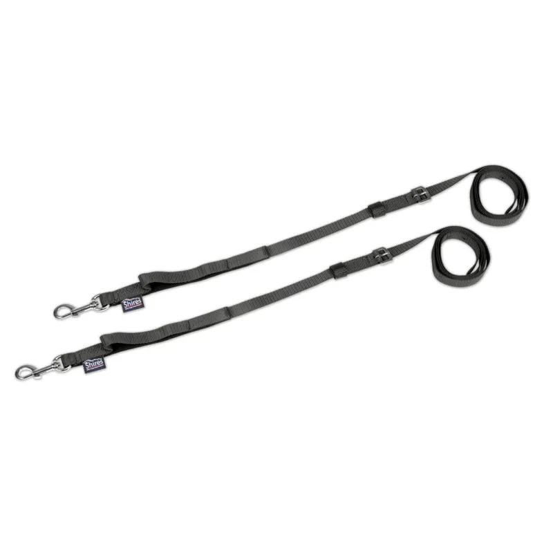 Shires Nylon Web Side Reins Black