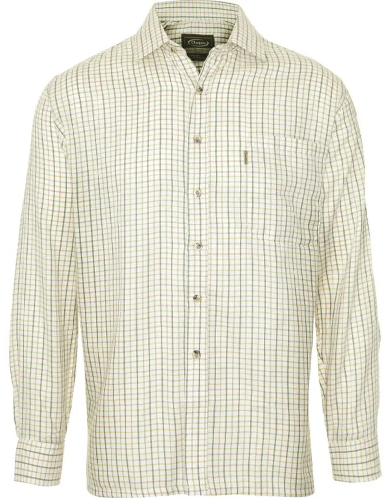 Bisley Tattersall Long Sleeve Shirt Green