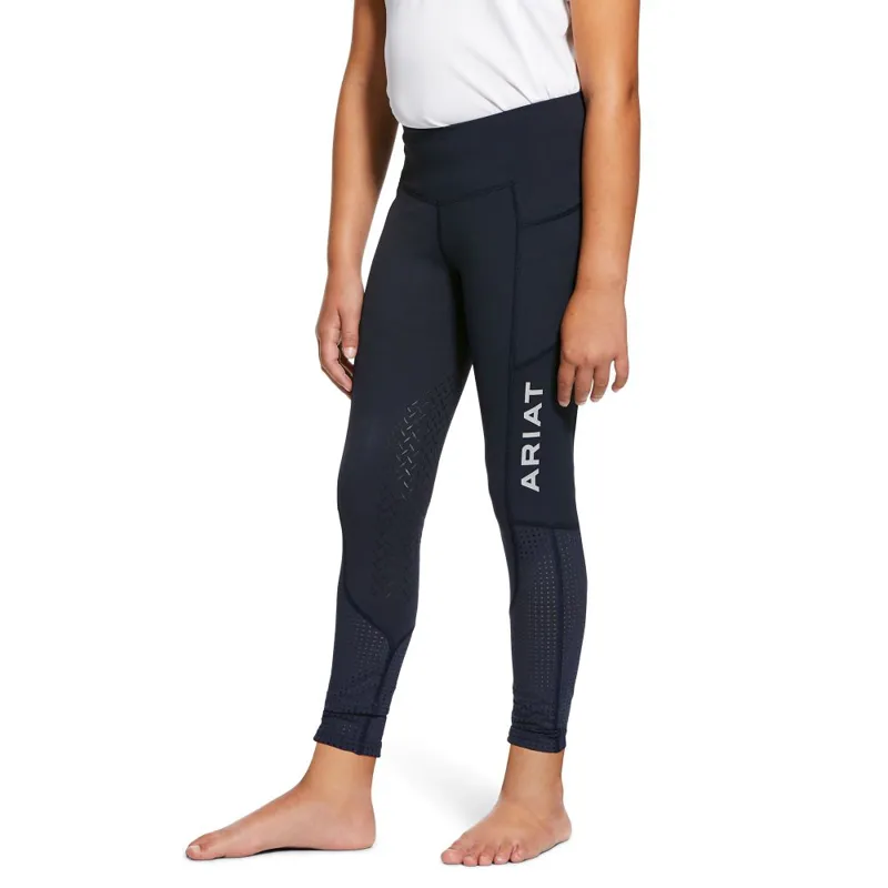 Ariat Kids EOS Full Seat Riding Tights Navy