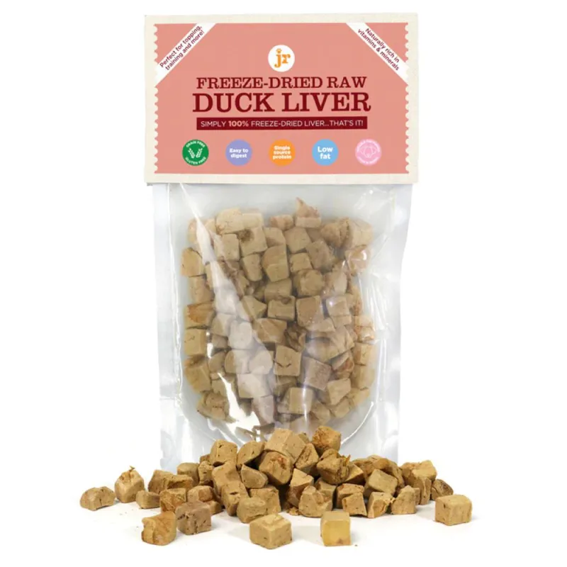 JR Pet Products Freeze Dried Duck Liver Dog Treats
