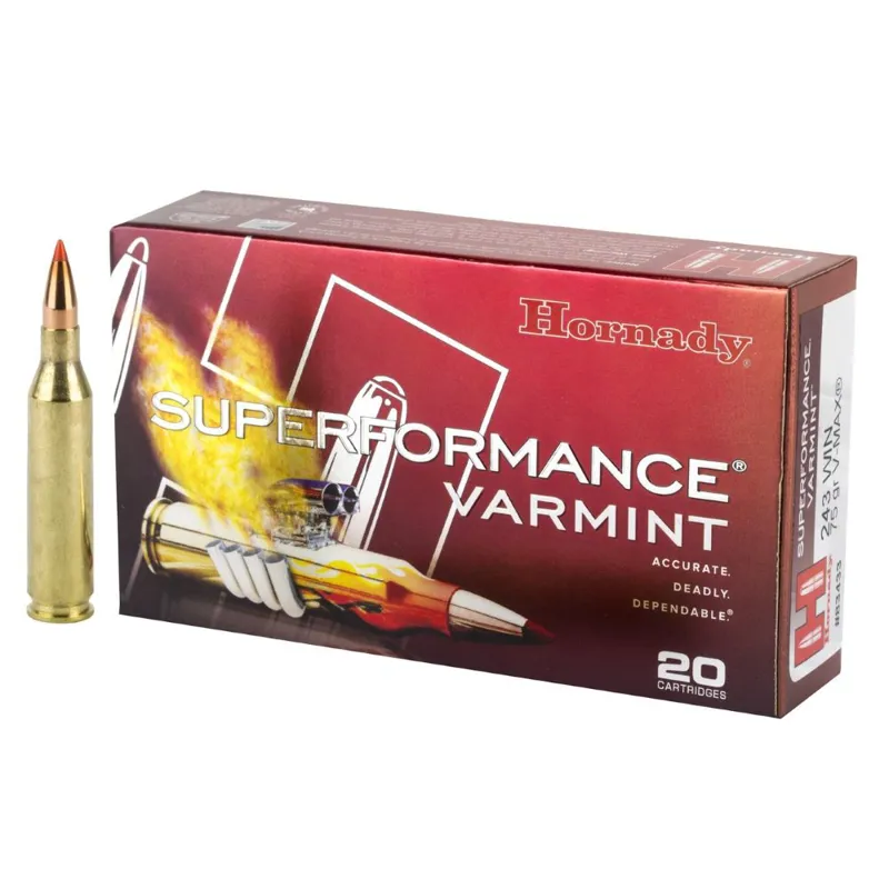 Hornady Superformance V-Max .243 75gr x20