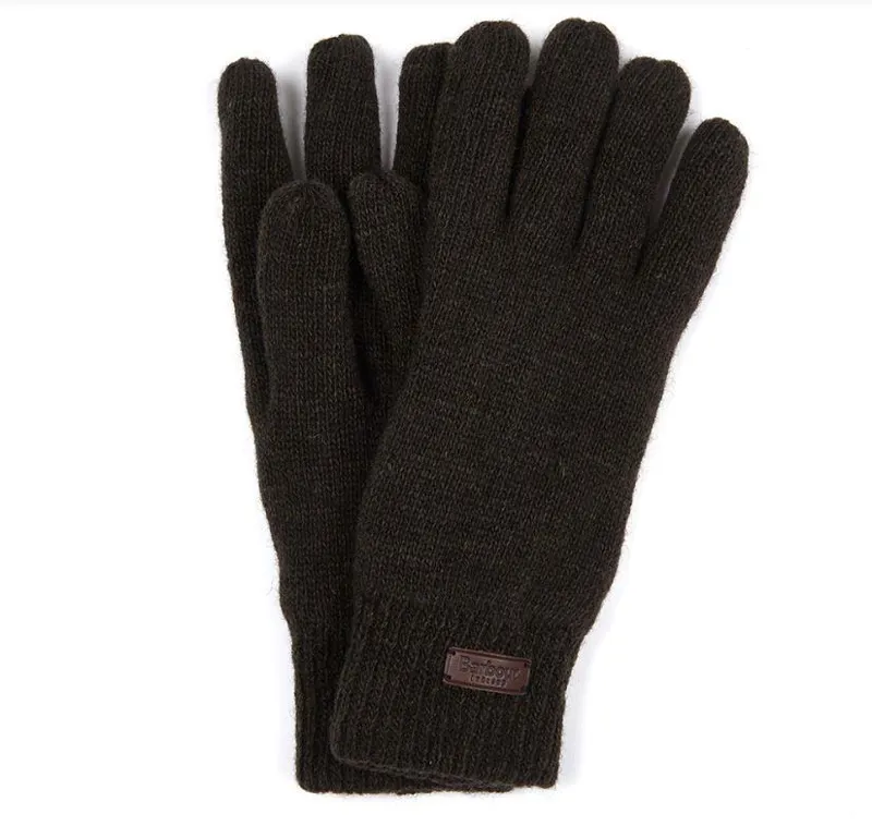 Barbour Carlton Gloves Dark Green One Size