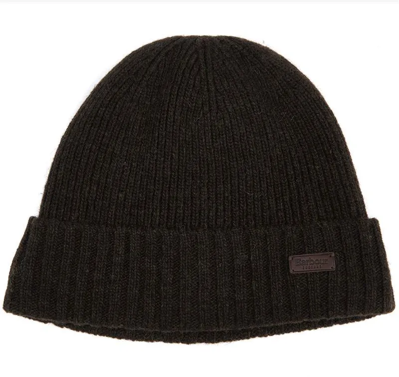 Barbour Carlton Beanie Dark Green One Size