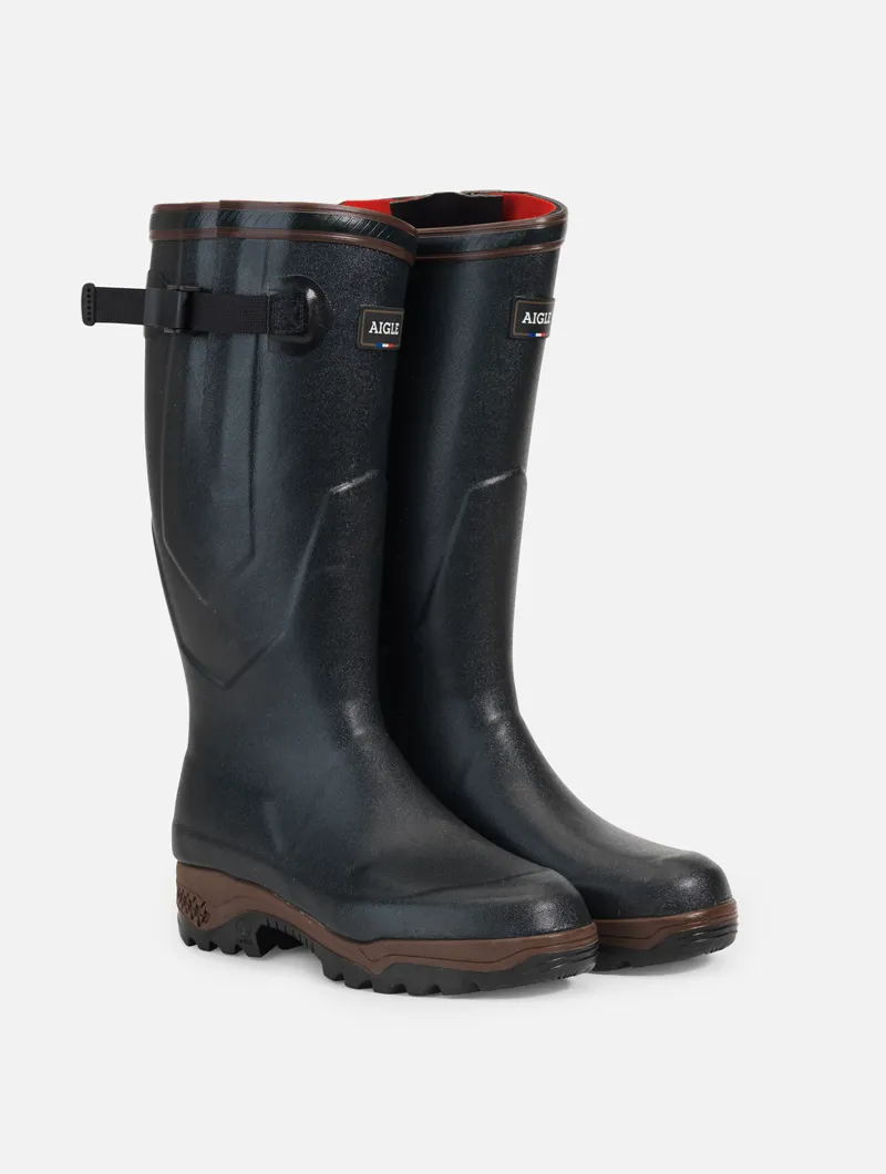 Aigle Parcour 2 ISO Green Wellington Boots