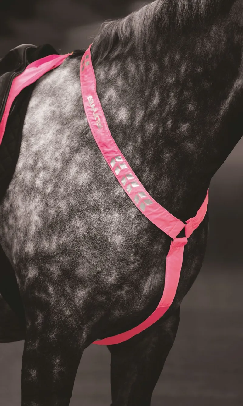 Equi-Flector Breastplate Pink Reflective