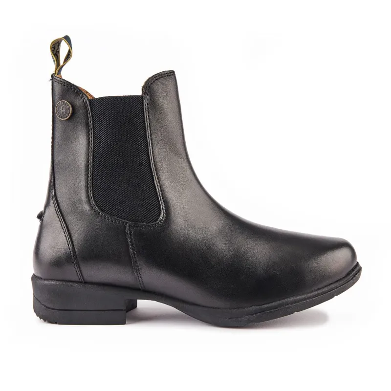 Moretta Lucilla Leather Jodhpur Boots Black