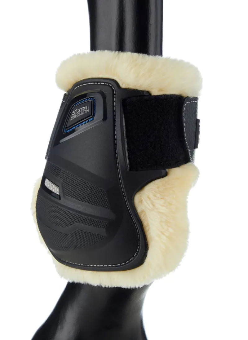 Stubben Hybrid Fetlock Boots Fleece Lined Black