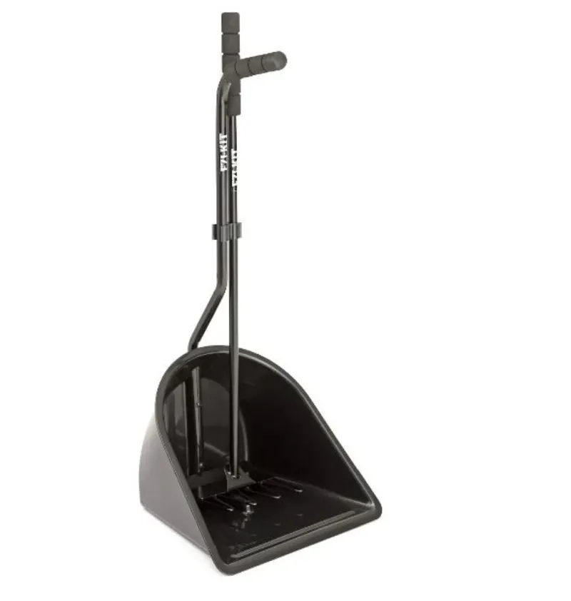 EZI-KIT Manure Scoop Long Handle Black