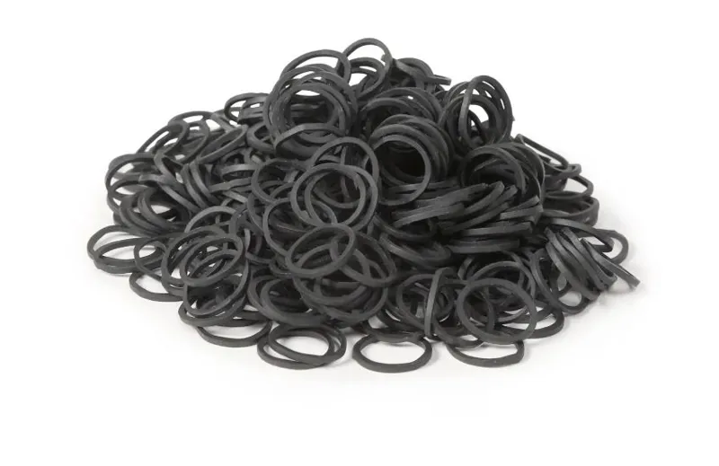 EZI-GROOM Plaiting Bands Black Tub